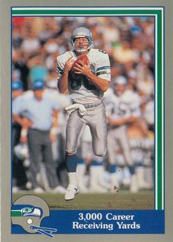1989 Pacific Steve Largent #18 3,000 Career Receiving Yards Front