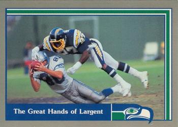 1989 Pacific Steve Largent #20 Great Hands Front