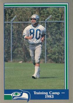 1989 Pacific Steve Largent #27 Training Camp 1983 Front