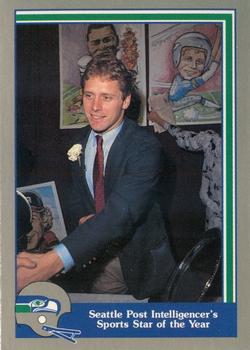 1989 Pacific Steve Largent #42 Sports Star of the Year Front