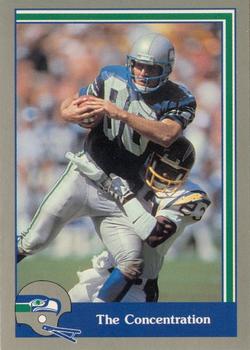 1989 Pacific Steve Largent #44 The Concentration Front