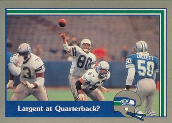 1989 Pacific Steve Largent #59 Largent at Quarterback Front