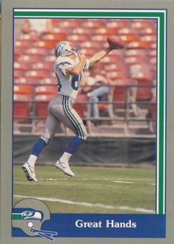 1989 Pacific Steve Largent #65 Great Hands Front