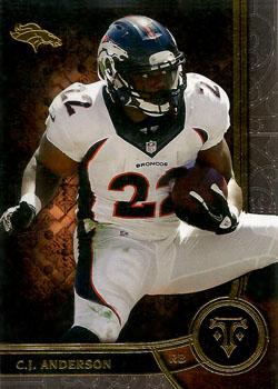 2015 Topps Triple Threads #45 C.J. Anderson Front