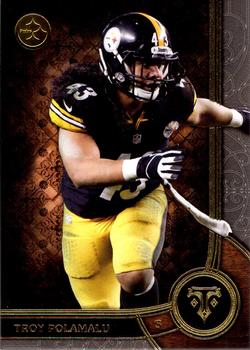 2015 Topps Triple Threads #76 Troy Polamalu Front