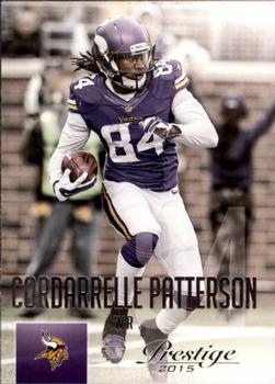 2015 Panini Prestige #101 Cordarrelle Patterson Front