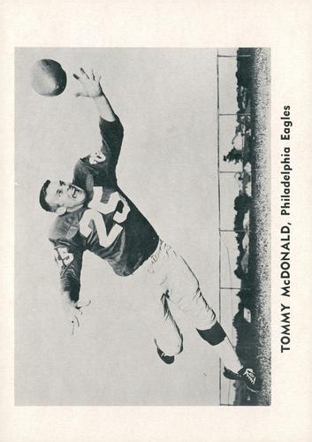 1961 Jay Publishing Philadelphia Eagles Set B #NNO Tommy McDonald Front
