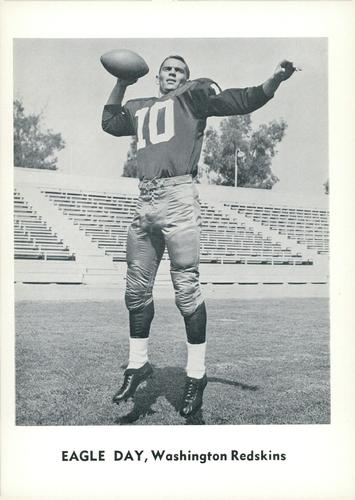 1961 Jay Publishing Washington Redskins #NNO Eagle Day Front