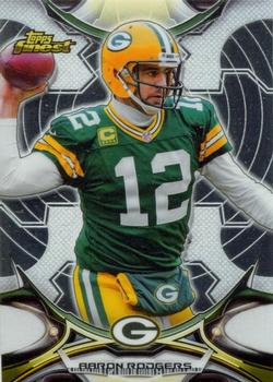 2015 Finest #1 Aaron Rodgers Front