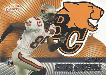 2003 Pacific Atomic CFL #2 Chris Brazzell Front