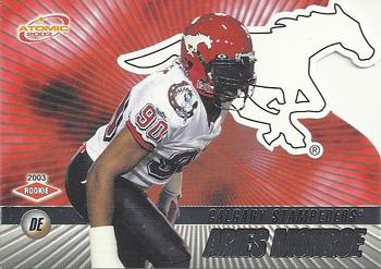 2003 Pacific Atomic CFL #20 Aries Monroe Front