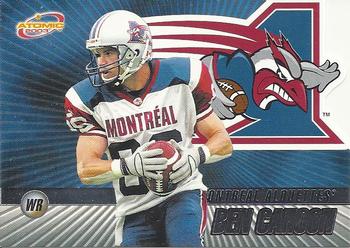 2003 Pacific Atomic CFL #49 Ben Cahoon Front