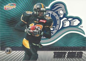 2003 Pacific Atomic CFL #85 Tony Miles Front