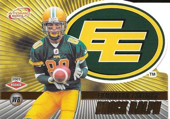 2003 Pacific Atomic CFL - Gold #33 Brock Ralph Front