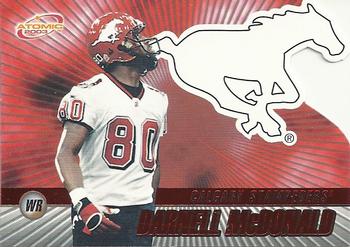 2003 Pacific Atomic CFL - Red #17 Darnell McDonald Front