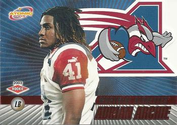 2003 Pacific Atomic CFL - Red #48 Adrian Archie Front
