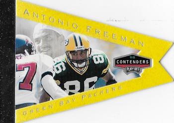 1998 Playoff Contenders - Pennants Yellow Felt #39 Reggie White Front