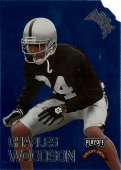 1998 Playoff Absolute Retail - Draft Picks Blue Die Cut #4 Charles Woodson Front