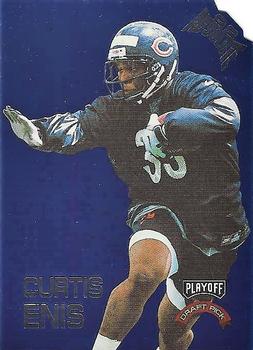 1998 Playoff Absolute Retail - Draft Picks Blue Die Cut #5 Curtis Enis Front