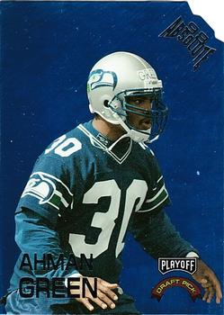 1998 Playoff Absolute Retail - Draft Picks Blue Die Cut #28 Ahman Green Front