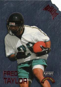 1998 Playoff Absolute Retail - Draft Picks Silver Die Cut #6 Fred Taylor Front