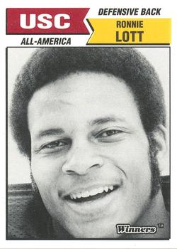 1988 Southern Cal Winners #NNO Ronnie Lott Front