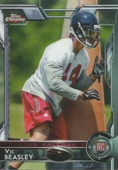 2015 Topps Chrome #101 Vic Beasley Front