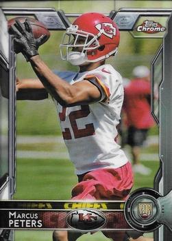 2015 Topps Chrome #124 Marcus Peters Front
