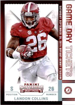 2015 Panini Contenders Draft Picks - Game Day Tickets #29 Landon Collins Front