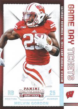 2015 Panini Contenders Draft Picks - Game Day Tickets #32 Melvin Gordon III Front