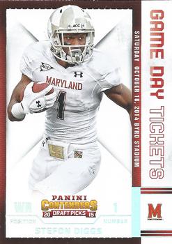 2015 Panini Contenders Draft Picks - Game Day Tickets #43 Stefon Diggs Front