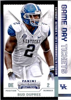 2015 Panini Contenders Draft Picks - Game Day Tickets #53 Bud Dupree Front
