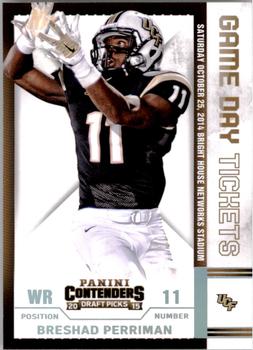 2015 Panini Contenders Draft Picks - Game Day Tickets #59 Breshad Perriman Front