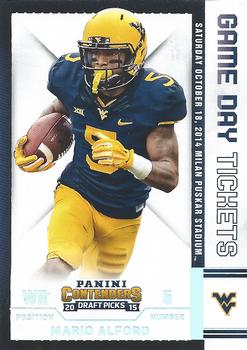 2015 Panini Contenders Draft Picks - Game Day Tickets #71 Mario Alford Front