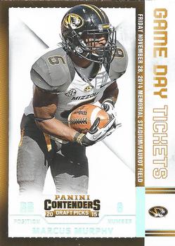2015 Panini Contenders Draft Picks - Game Day Tickets #85 Marcus Murphy Front