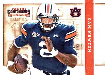 2015 Panini Contenders Draft Picks - Old School Colors #10 Cam Newton Front