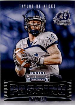 2015 Panini Contenders Draft Picks - Passing Grades #12 Taylor Heinicke Front