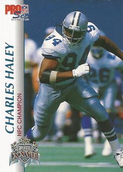 1992-93 Pro Set Super Bowl XXVII #XXVII Charles Haley Front