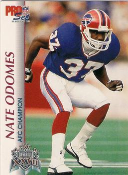 1992-93 Pro Set Super Bowl XXVII #XXVII Nate Odomes Front