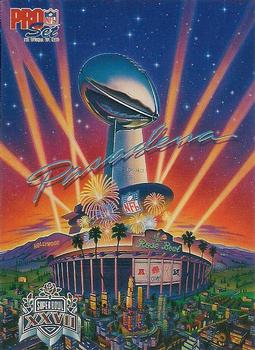 1992-93 Pro Set Super Bowl XXVII #XXVII Super Bowl XXVII Newsreel Front