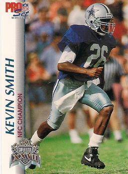 1992-93 Pro Set Super Bowl XXVII #XXVII Kevin Smith Front