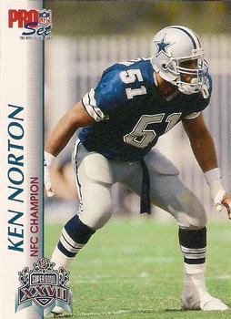 1992-93 Pro Set Super Bowl XXVII #XXVII Ken Norton Front