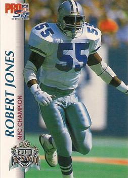 1992-93 Pro Set Super Bowl XXVII #XXVII Robert Jones Front