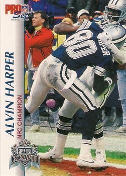 1992-93 Pro Set Super Bowl XXVII #XXVII Alvin Harper Front