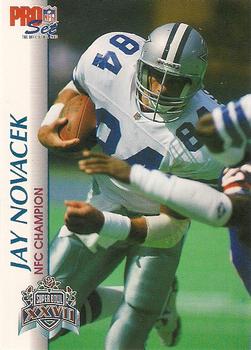 1992-93 Pro Set Super Bowl XXVII #XXVII Jay Novacek Front