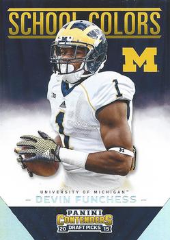 2015 Panini Contenders Draft Picks - School Colors #31 Devin Funchess Front