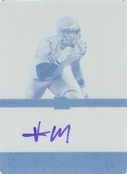 2015 Leaf Clear - Printing Plates Cyan #BA-VM1 Vince Mayle Front