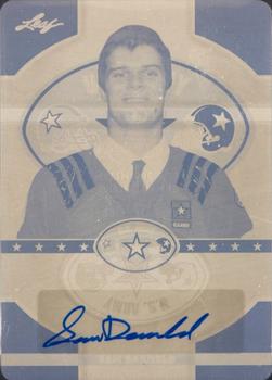 2015 Leaf Army All-American Bowl - Tour Autographs Printing Plates Cyan #TA-SD1 Sam Darnold Front