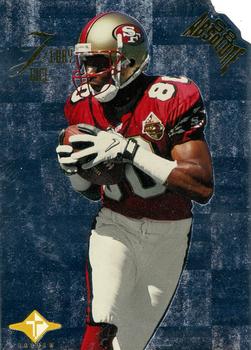 1998 Playoff Absolute SSD Hobby - Tandems #4a Randy Moss / Jerry Rice Front