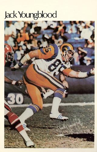1980 Marketcom Mini-Posters #45 Jack Youngblood Front